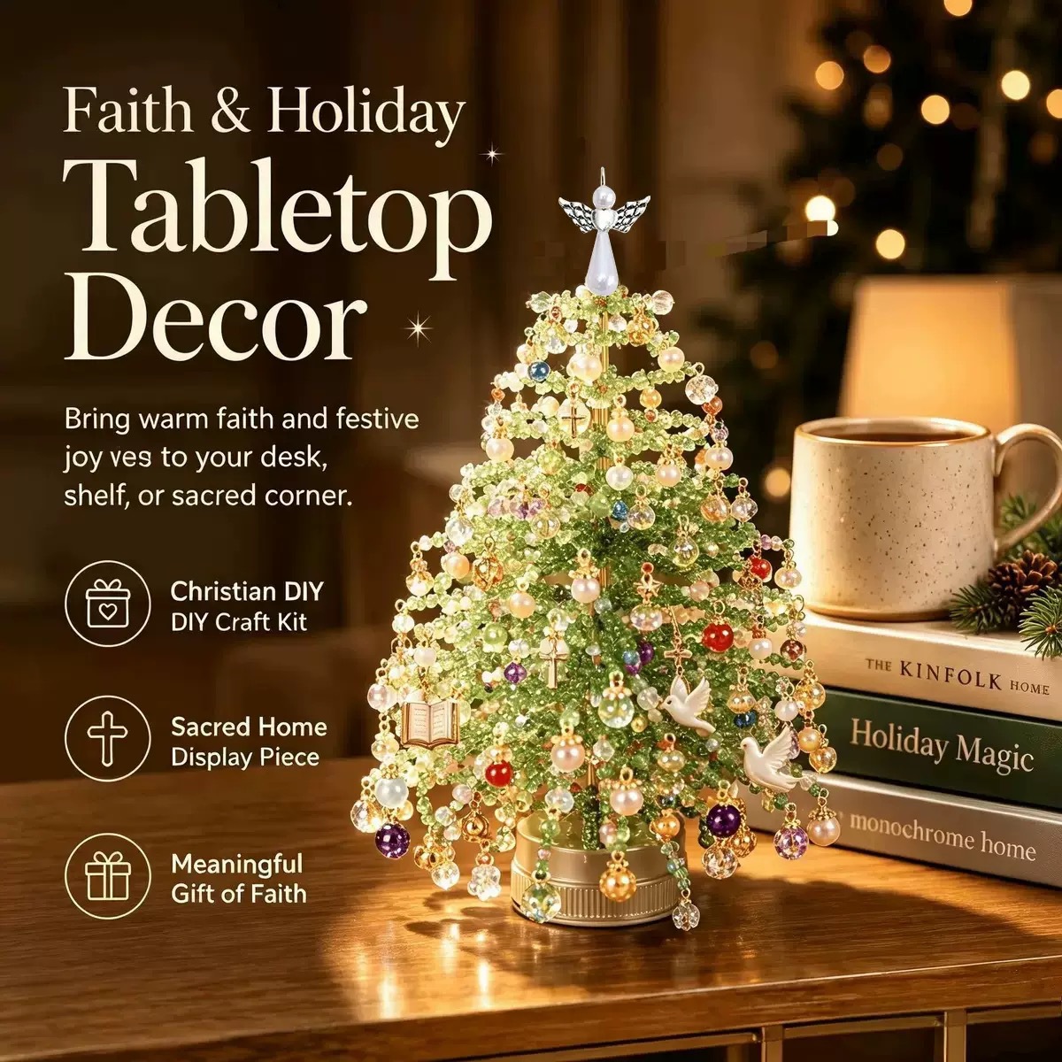 Resin Crafts - Multi‑Theme DIY Beaded Tree Craft Kit