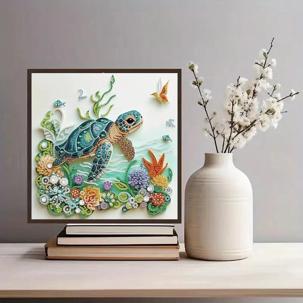 Sea Turtle Animal Diamond Pain - Resin Craft Kit review and price