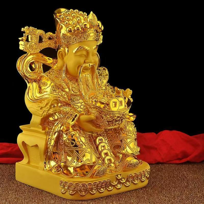 Feng Shui Gold God of Wealth L - Resin Crafts review and price