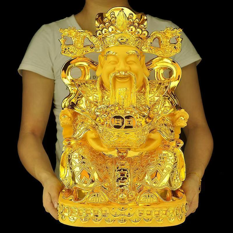 Feng Shui Gold God of Wealth L - Resin Crafts review and price