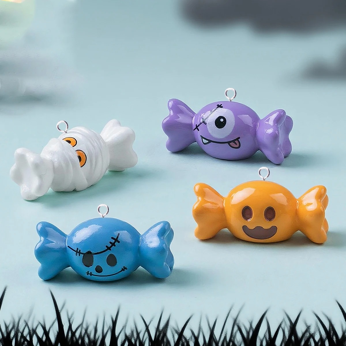 10Pcs European Halloween Candy - Resin Craft Projects review and price