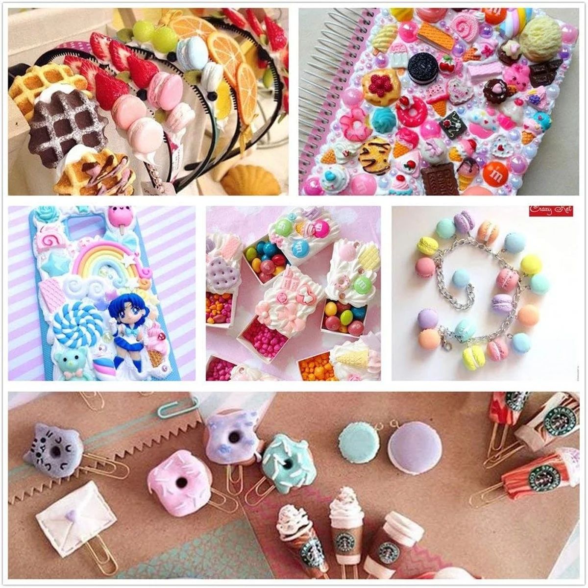 30pcs Random Candy Slime Charm - Resin Craft Projects review and price