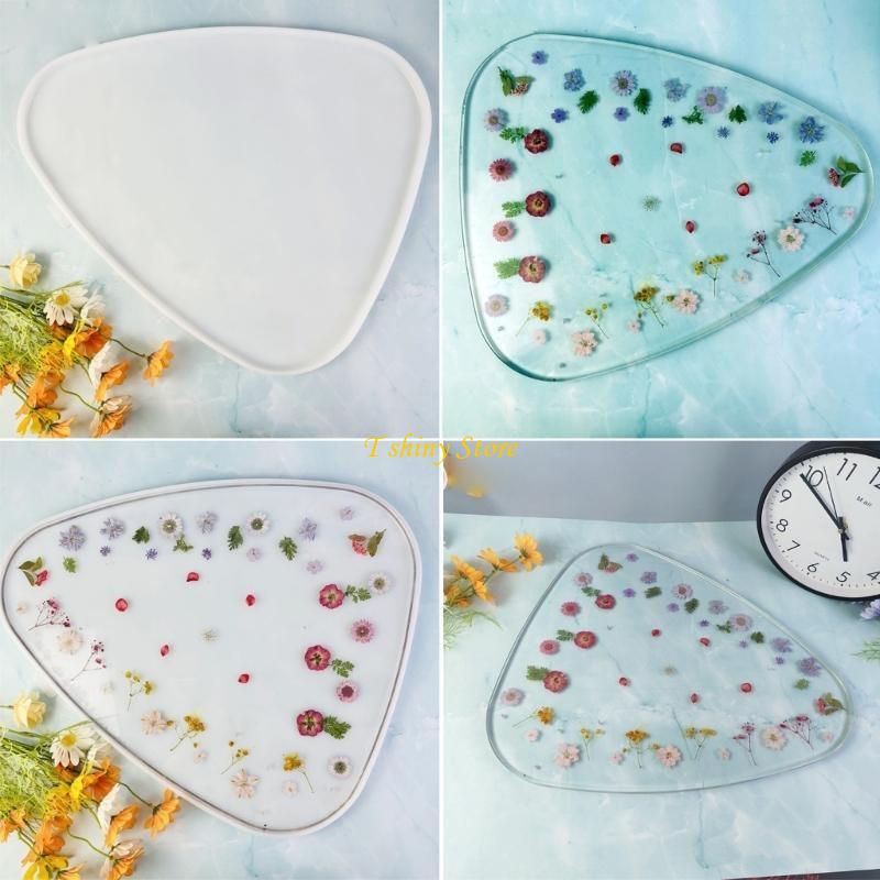 N58F Large Triangle Resin Tabl - Serving Tray Mold review and price