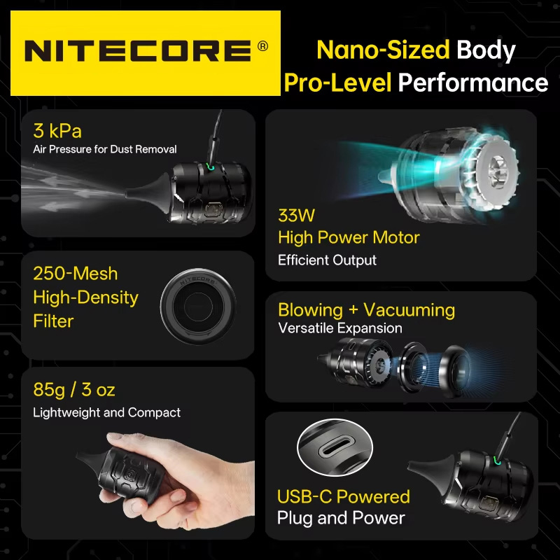 NITECORE BB nano Wired Portabl - Vacuum Chamber Small review and price