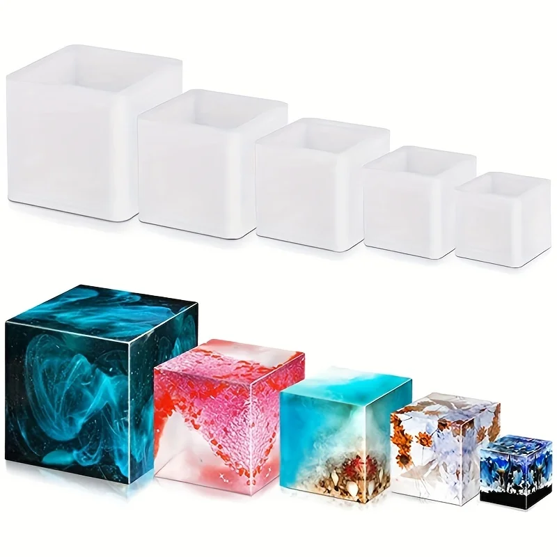 5 pcs Square Resin Mold Silico - Serving Tray Mold review and price