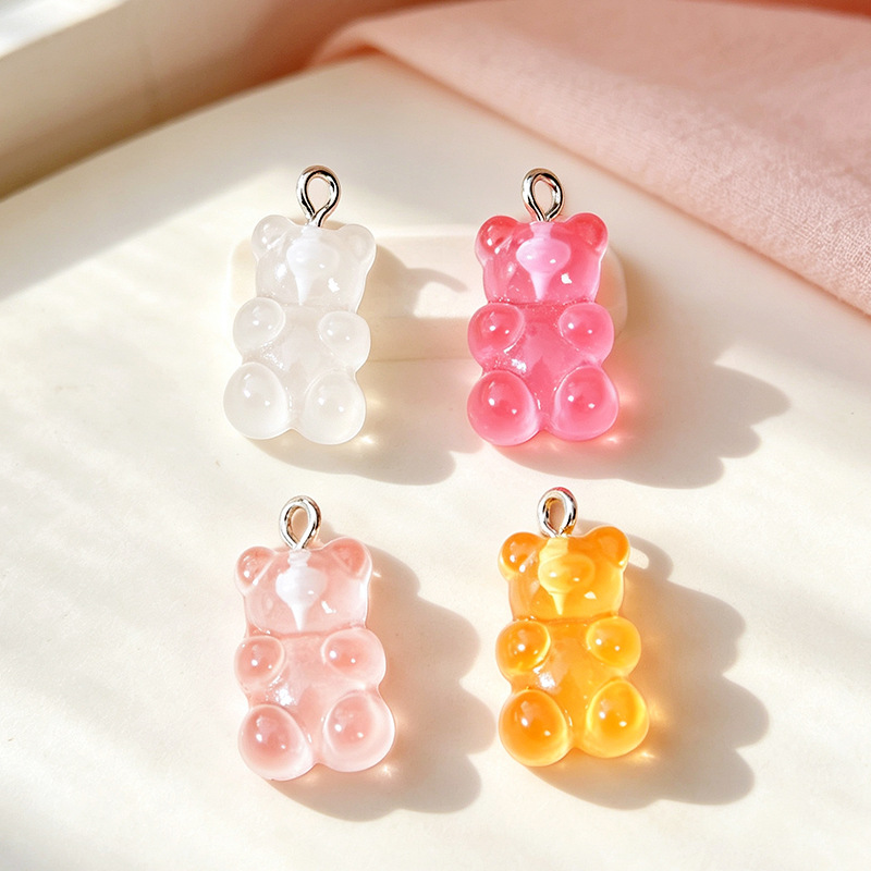 10Pcs Resin Bear Charms with E - Resin Crafts Diy review and price