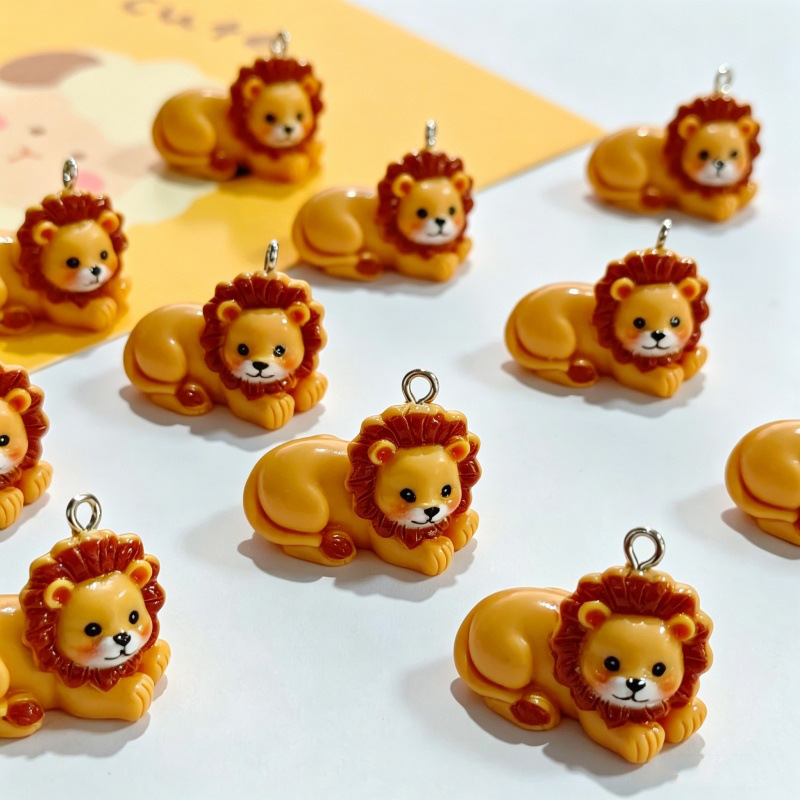 6Pcs Resin Simulation Cute Lio - Resin Crafts Diy review and price
