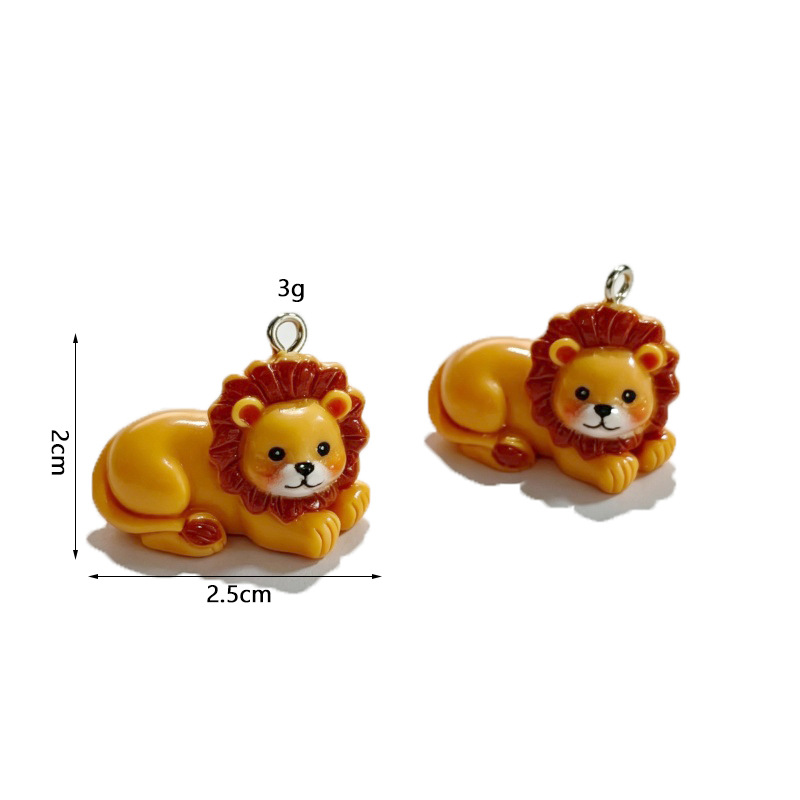 6Pcs Resin Simulation Cute Lio - Resin Crafts Diy review and price