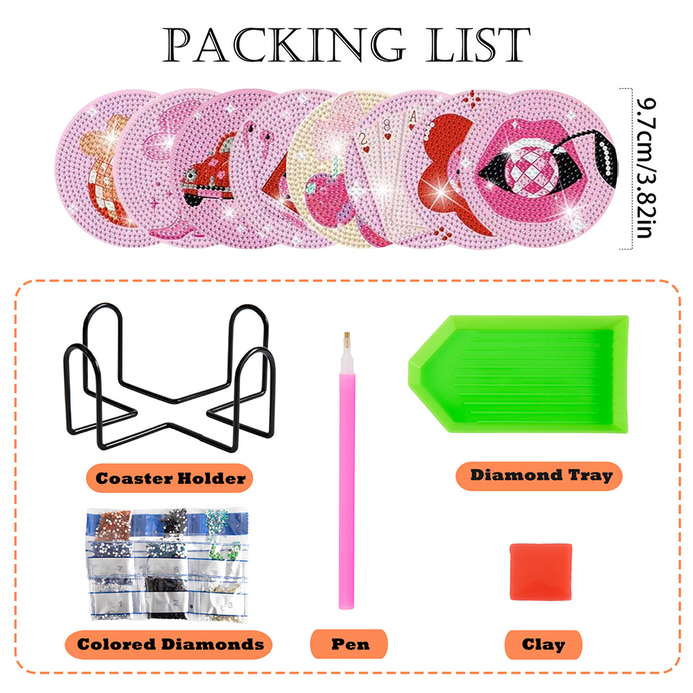 8 Pieces/Set of Diamond Painti - Resin Craft Kit review and price