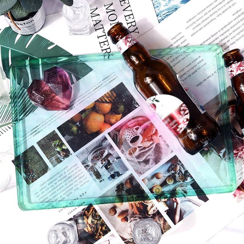 L21E Rectangle Tray UV Crystal - Serving Tray Mold review and price